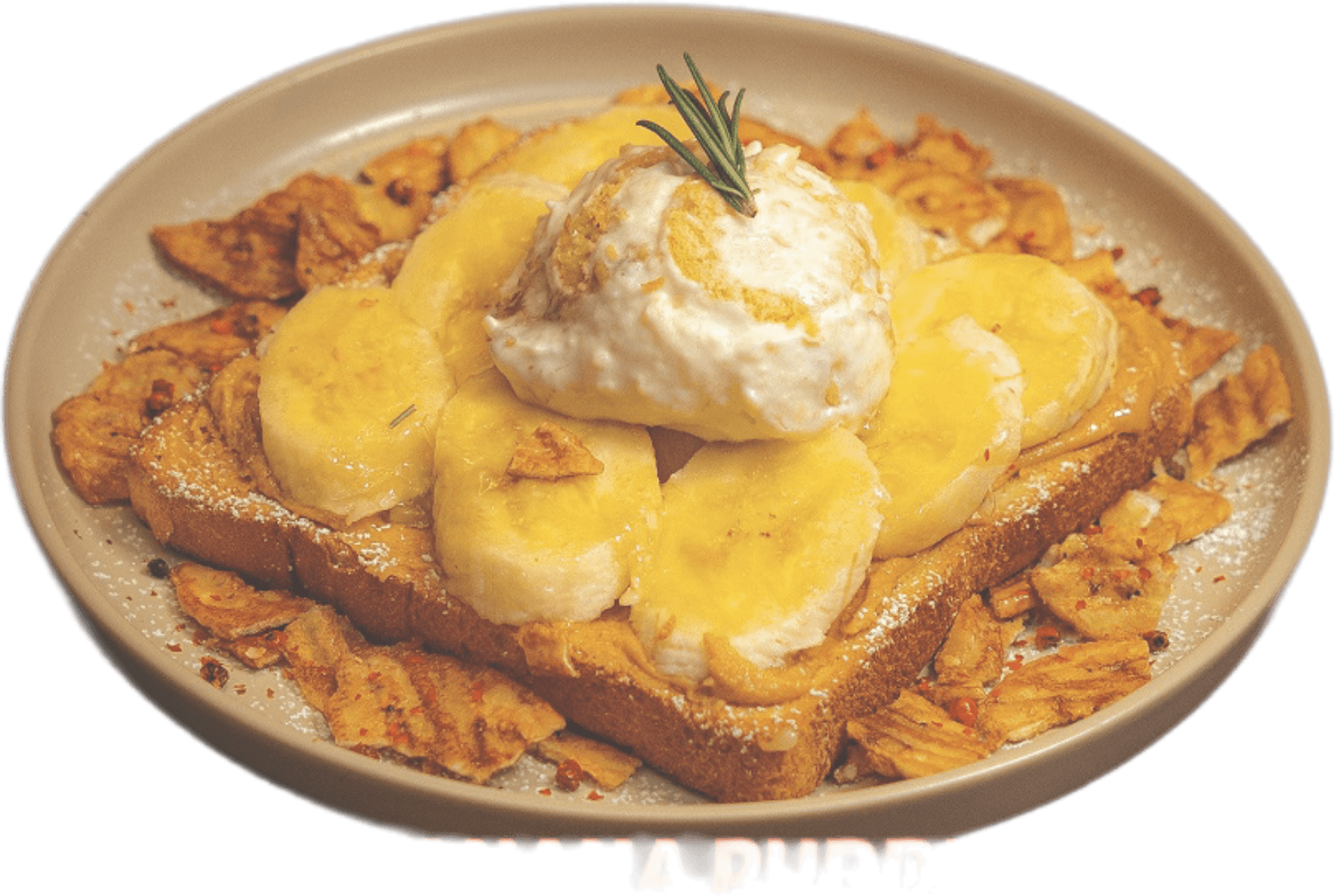 바나나 푸딩 토스트 — PeanutButterBanana Seongsu dessert cafe