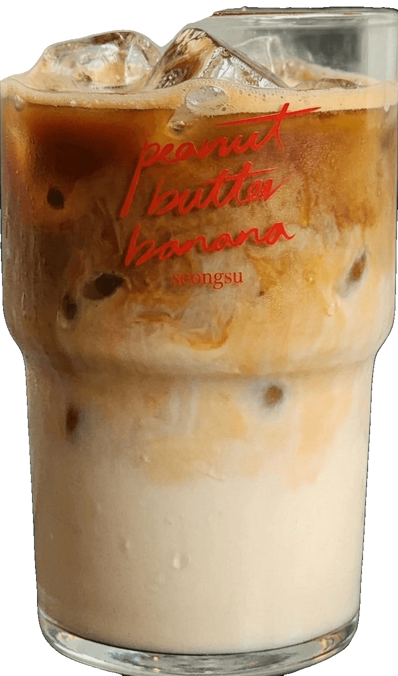 라떼 — PeanutButterBanana Seongsu bakery cafe coffee