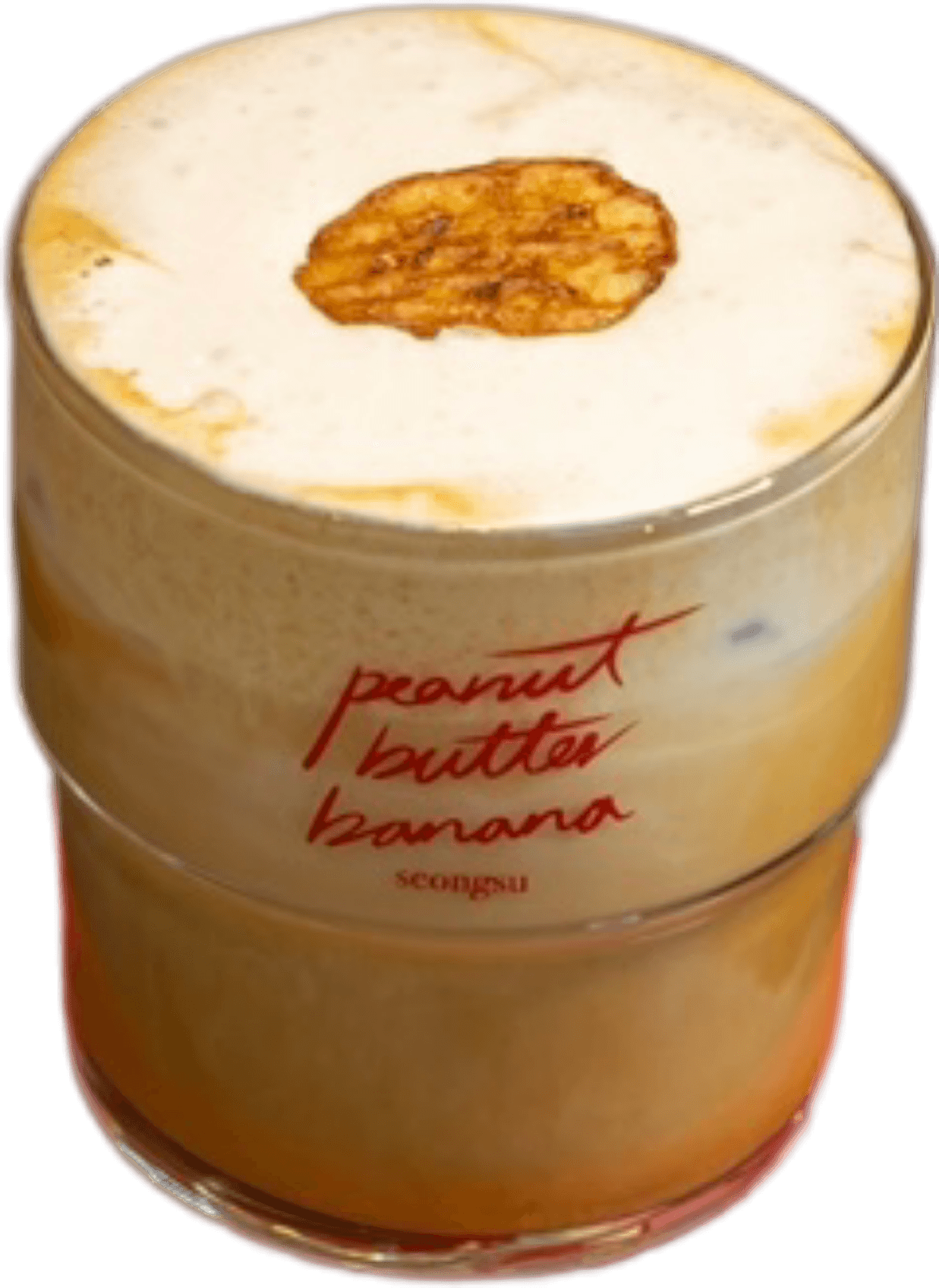 피버바 크림라떼 — PeanutButterBanana Seongsu bakery cafe coffee